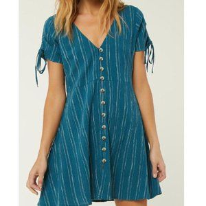 O'NEILL TRULY WOVEN MINI DRESS WOMEN'S MEDIUM